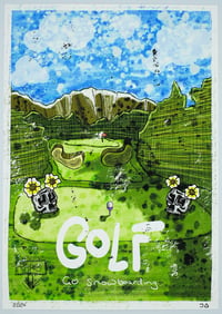 GOLF, GO SNOWBOARDING 