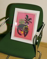 Image 2 of Babushka Cat II Art Print