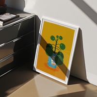 Image 4 of Bean Pilea Art Print