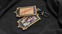 Image 3 of FFXIV Aulus mal Asina 6.5cm/2.5" Double-sided Wooden Keychain