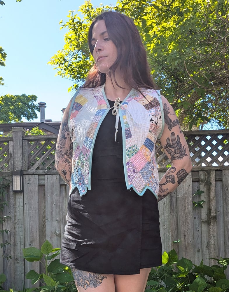 Image of Jester Tie Front Vest