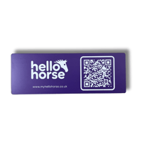Image 4 of Purple Hello Horse Stable Plate – Includes Lifetime Subscription