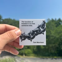 FUNCTION OF FREEDOM STICKER