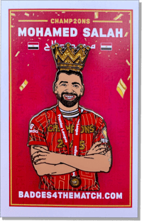 Mohamed Salah Pin Badge - CHAMP20NS (RARE)