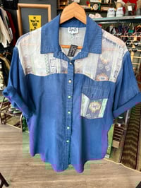 Image 1 of Western button down #398