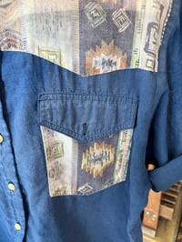 Image 4 of Western button down #398