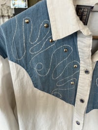 Image 3 of Cowgirl button down #400