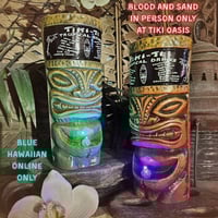 Image 1 of  Tiki Ti x Tiki Diablo Limited Edition Menu Mug in Blue Hawaiian 