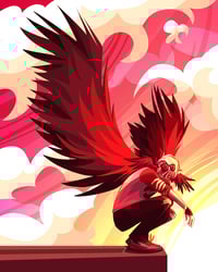 "Flight of the Crows" || Homestuck Print