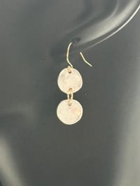 After The Fire - Charcoal Textured Small Earrings