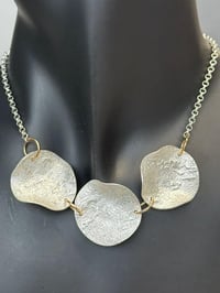 After The Fire - Charcoal Textured Triple Pendant