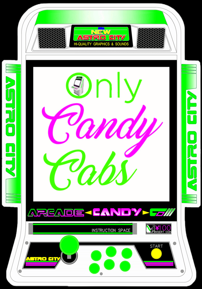 Image of Only Candy Cabs 3D Sticker 