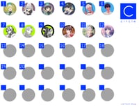 Image 2 of HBD 2025 Holo-Glitter Badge