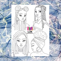 Image 2 of Black Girl Magic: A Coloring Book for Black Women. Ages 6+