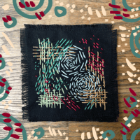 Green, Blue & Red Patch Large