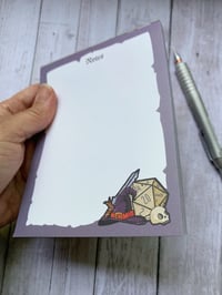 Image 4 of TTRPG Daily Notepad & Sticky Notes • Dungeon Master • Memo pad • Stationery