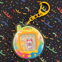 DANDADAN Granny Tamagotchi Shaker Charm