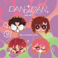 DANDADAN Face Pins