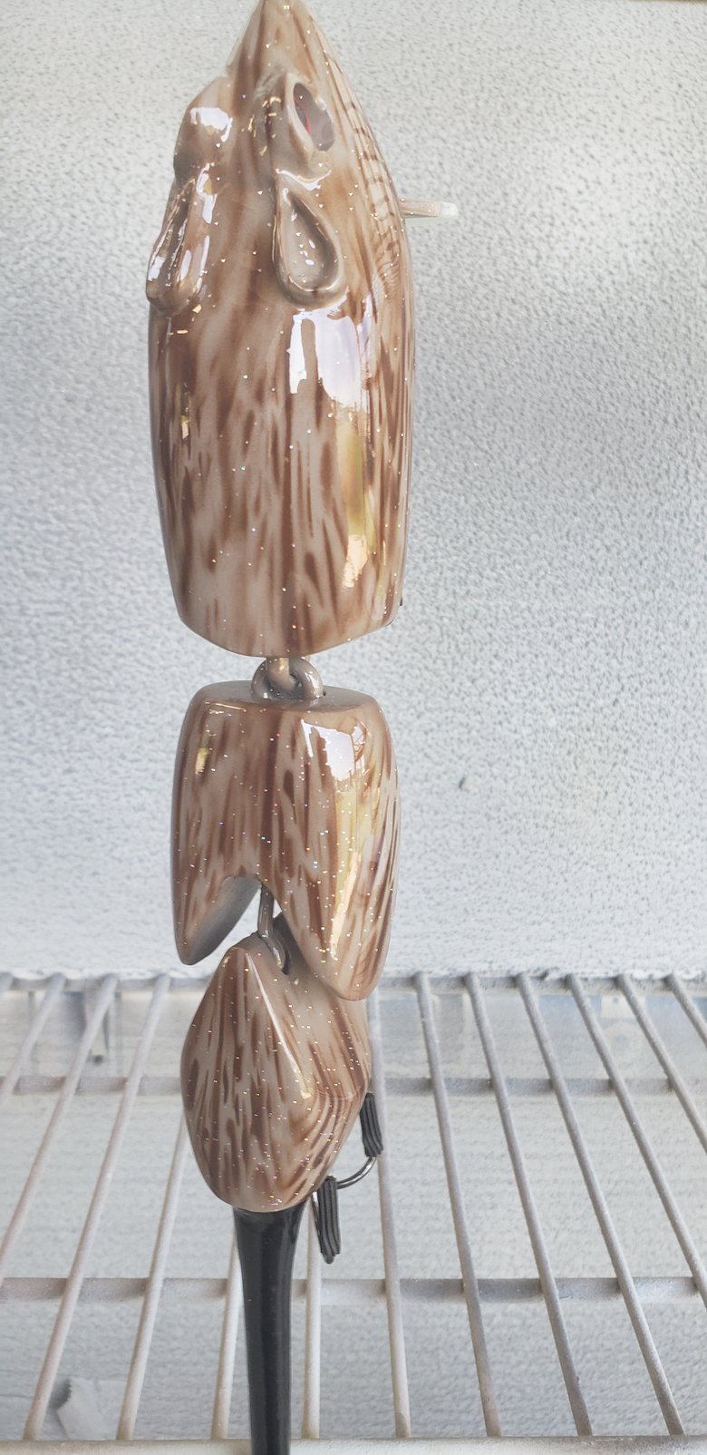 Image of XL  V-cut. 7", 5 ozs. Coca/Brown, Bone Belly.