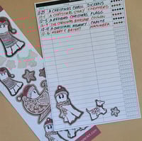 Image 2 of Swoopy Ghost Sticker Strip Gingerbread Cookies