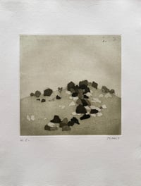 Zoran MUSIC - Paysage rocheux I, 1981