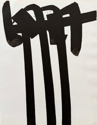 Pierre SOULAGES - Lithographie n°28, 1970