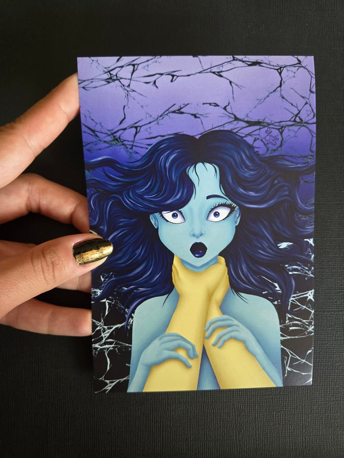Image of Original Art Asphyxiation Post Card Print