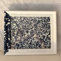 Blue Snow. Framed 10.5x12.5