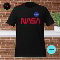 Image 1 of Colorful NASA Logo T-Shirt – Bright, Vibrant Space Style for Sci-Fi Fans