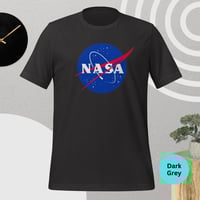 Image 2 of Vibrant NASA Logo III T-Shirt – Bright Space Style for Sci-Fi Fans