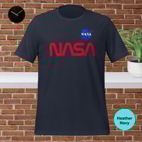 Image 3 of Colorful NASA Logo T-Shirt – Bright, Vibrant Space Style for Sci-Fi Fans