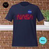 Image 4 of Colorful NASA Logo T-Shirt – Bright, Vibrant Space Style for Sci-Fi Fans