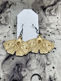 Image 2 of Moth Earrings