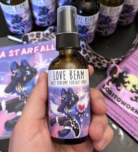 Image 2 of NEW! Love Beam - 2 oz fursuit spray, sweet perfume scent