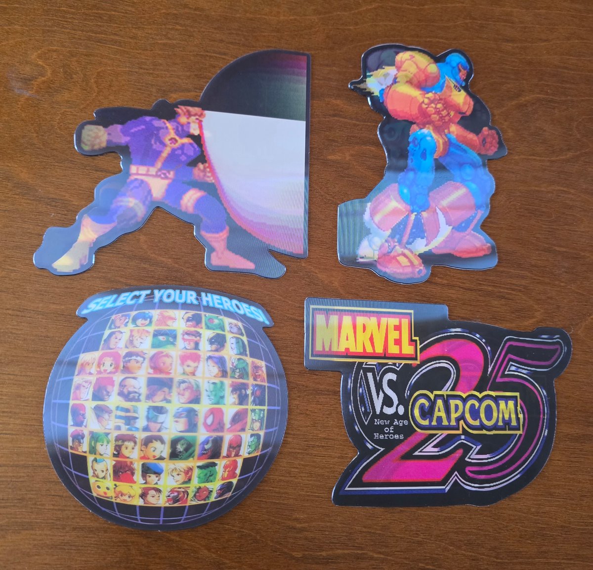 Image of Complete MVC2 3D Sticker collection pack!