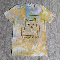 Image 3 of "I Wanna Be Bad" Ice-dyed T-Shirt