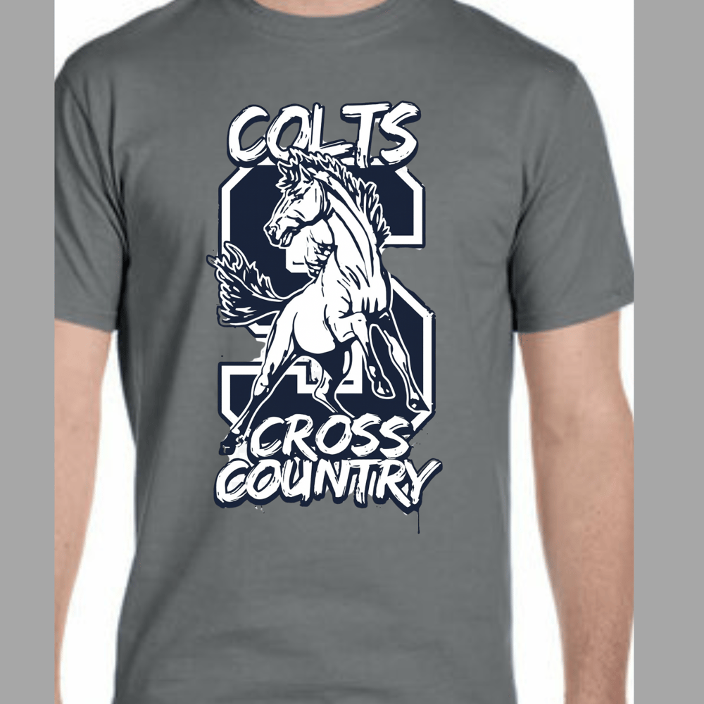 Image of Colts Cross Country Paint Drip
