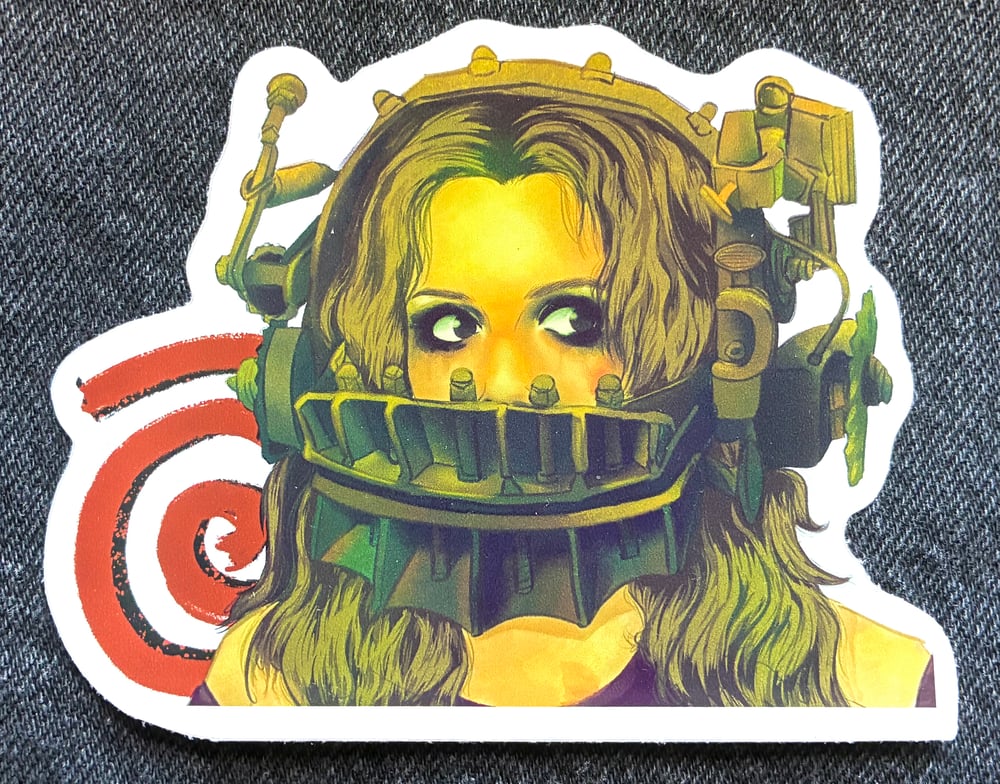 Image of amanda young SAW sticker