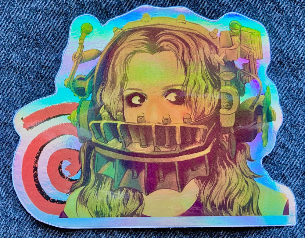 Image of amanda young SAW sticker