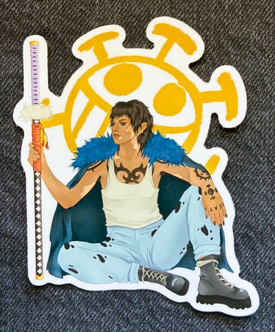 Image of femme trafalgar law ONE PIECE sticker