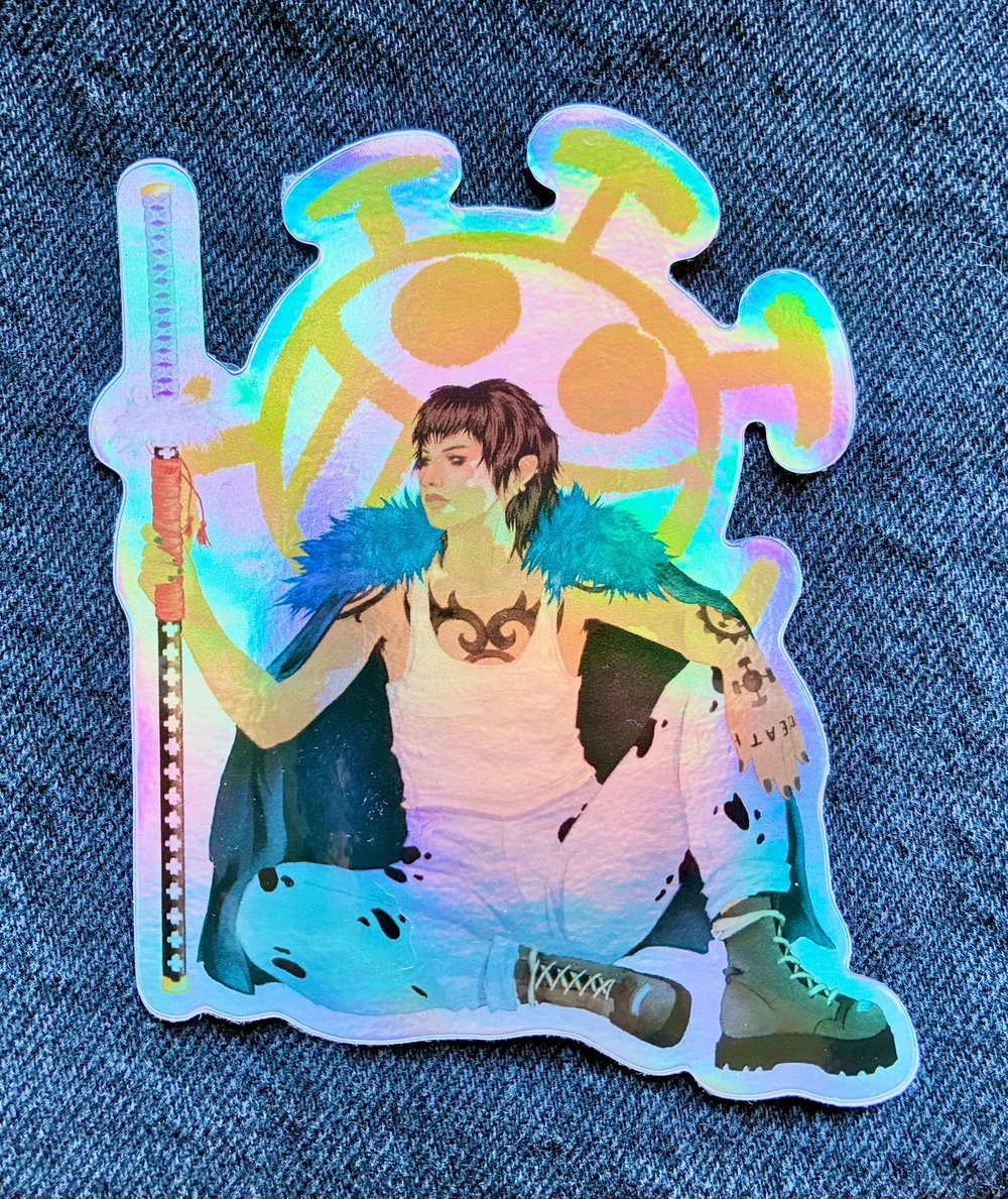 Image of femme trafalgar law ONE PIECE sticker