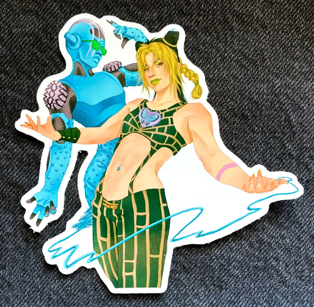 Image of jolyne cujoh JOJO'S BIZARRE ADVENTURE sticker