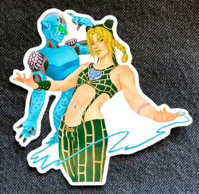 Image of jolyne cujoh JOJO'S BIZARRE ADVENTURE sticker