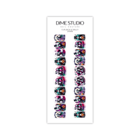 Image 3 of COLORFUL JACK & SALLY NAIL DECALS 