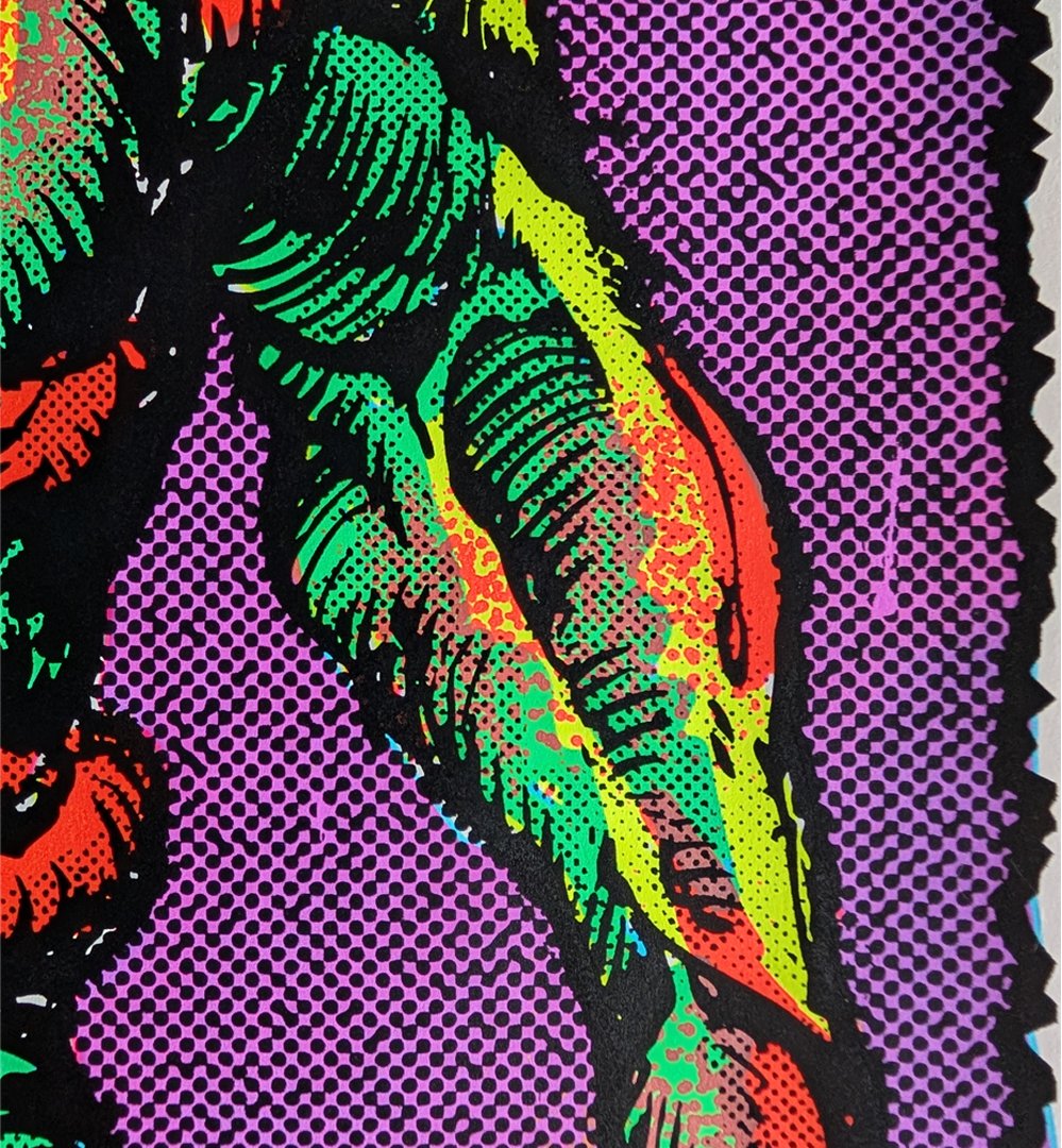 ZACHMERRILLPRINTS — Swamped! Blacklight Poster
