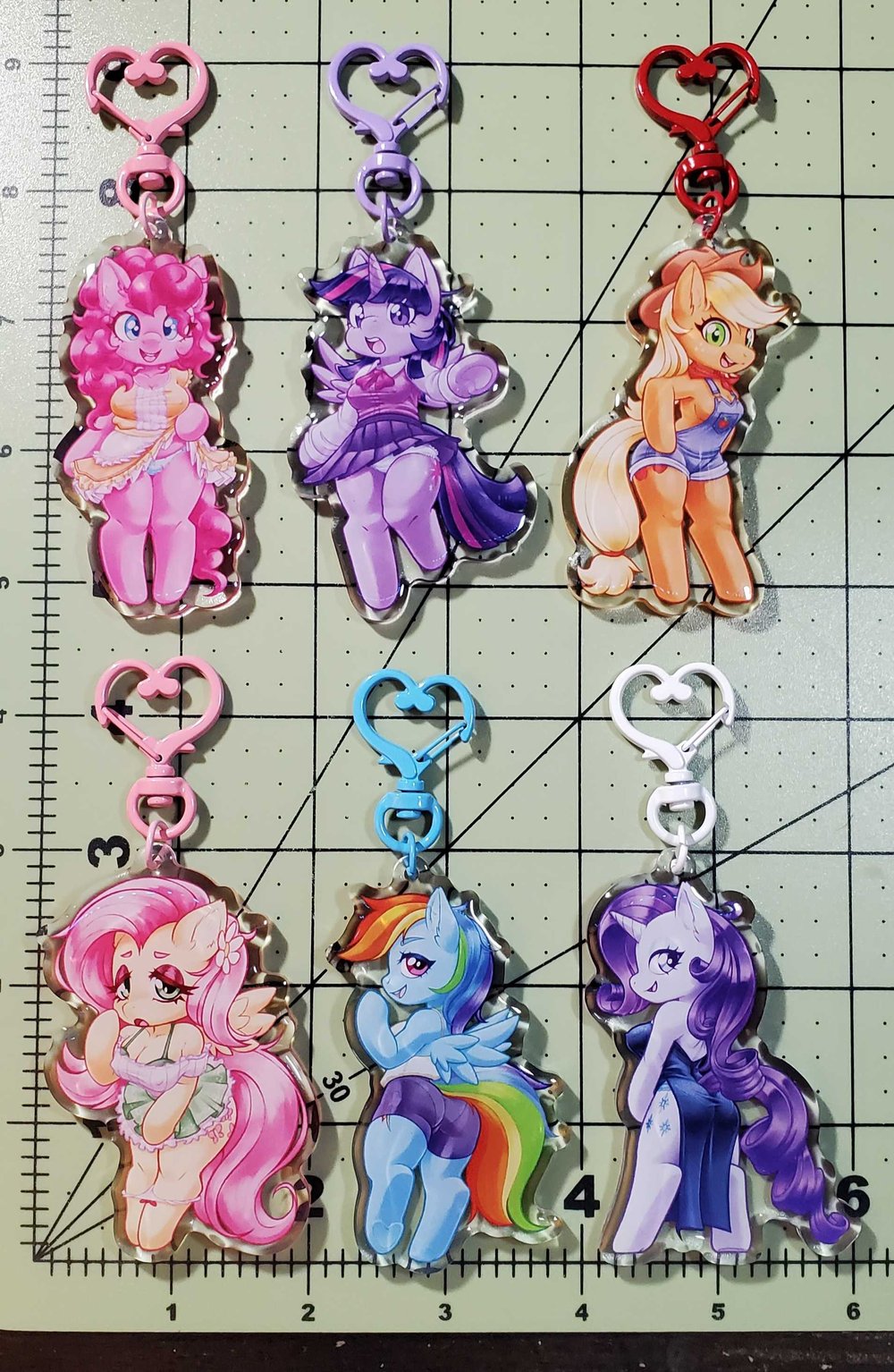 Pony Keychains and Stickers