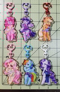 Image 3 of Pony Keychains and Stickers