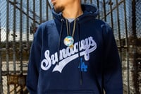 Image 2 of Ballers Hoodie V4 Navy ed.