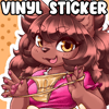 Cioccolata's Gold - Vinyl Sticker