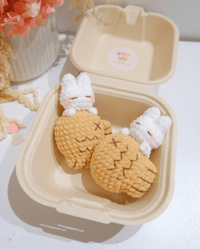 Image 1 of Taiyaki Bunny Keychain